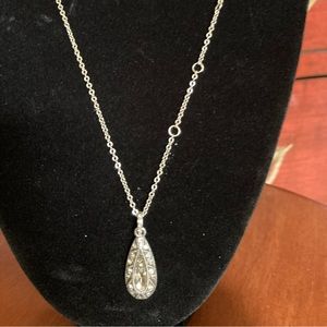 ⭐️Brighton silver necklace and pendant